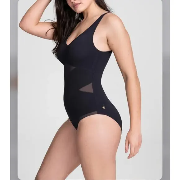 NWT Honeylove Tank Bodysuit large L black Runway brand new - Picture 5 of 14